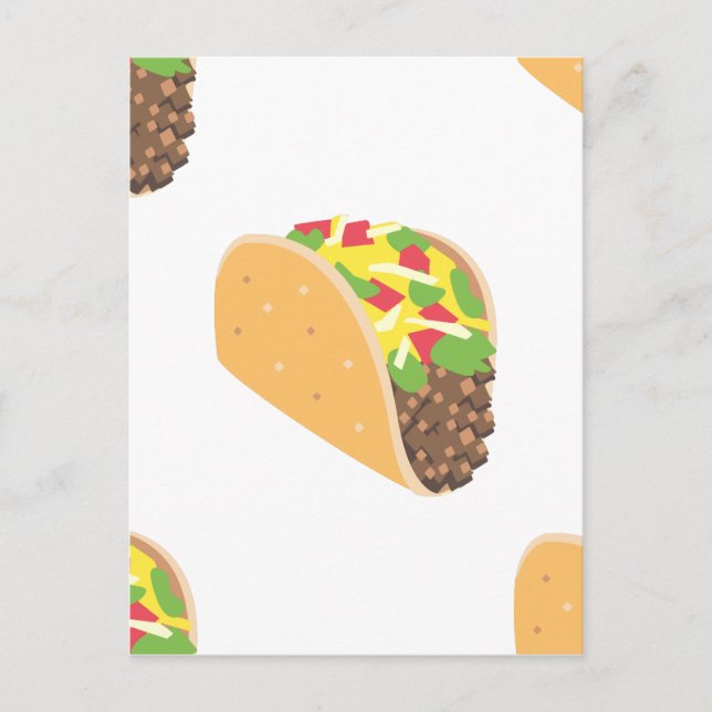 emoji taco vykort (Framsida)