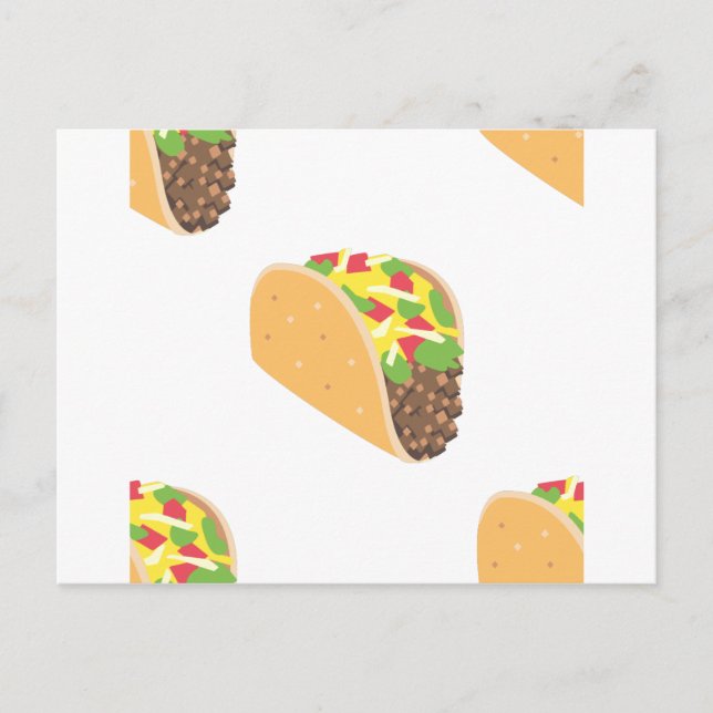 emoji taco vykort (Framsida)