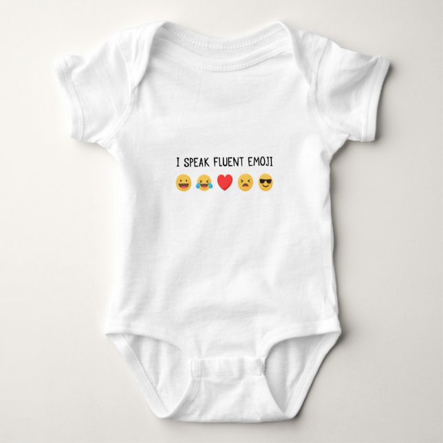 Emoji talar flytande emoji t shirt (Framsida)
