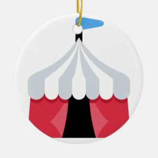 Emoji Twitter - Circus Tent Julgransprydnad Keramik