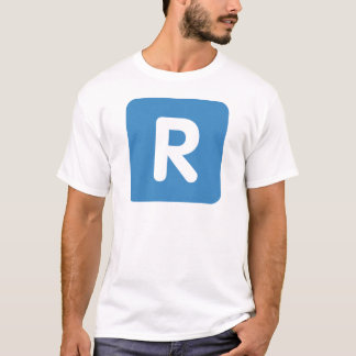 Emoji Twitter Letter R Tee Shirt