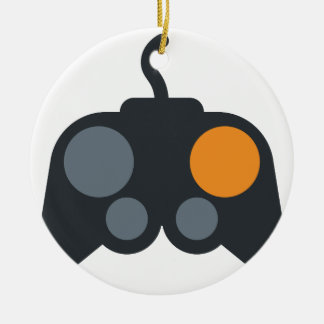 Emoji Twitter - Video Games controller Julgransprydnad Keramik