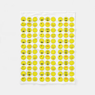 Emoji ullfilt fleecefilt