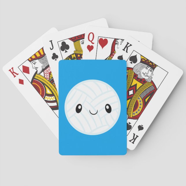 Emoji Volleyabll Spelkort (Baksidan)