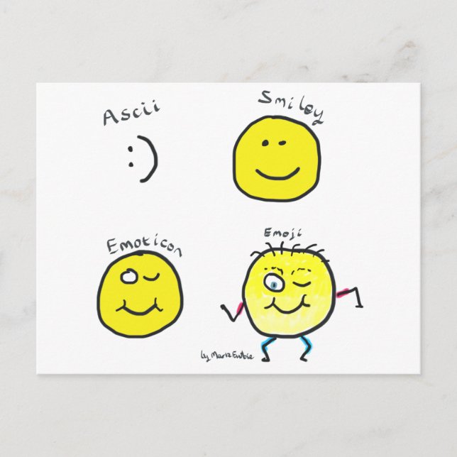 Emoji Vykort (Framsida)