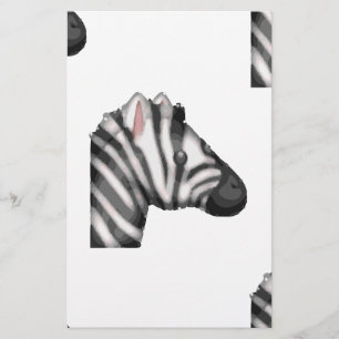 emoji zebra brevpapper