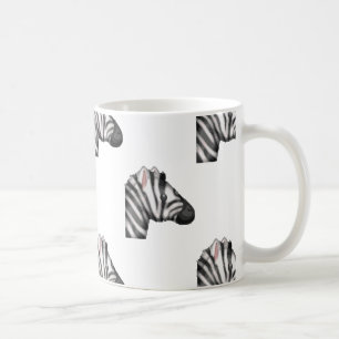 emoji zebra kaffemugg