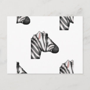 emoji zebra vykort