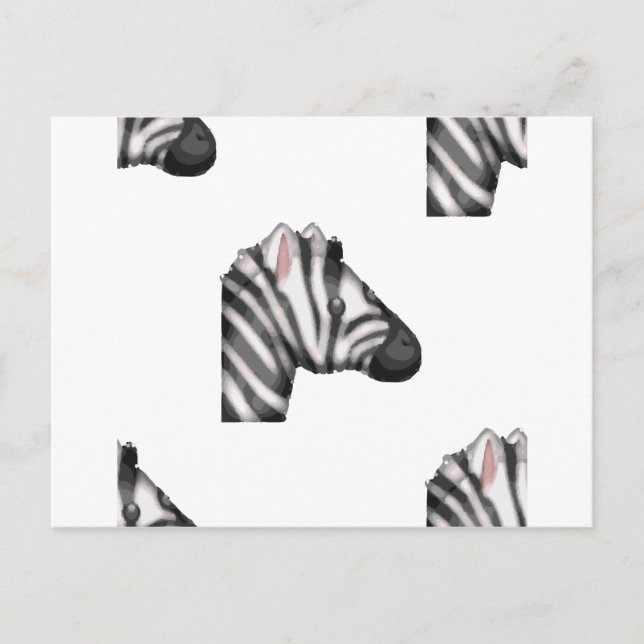 emoji zebra vykort (Framsida)