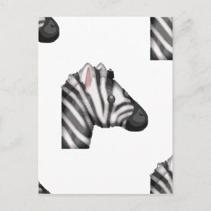 emoji zebra vykort