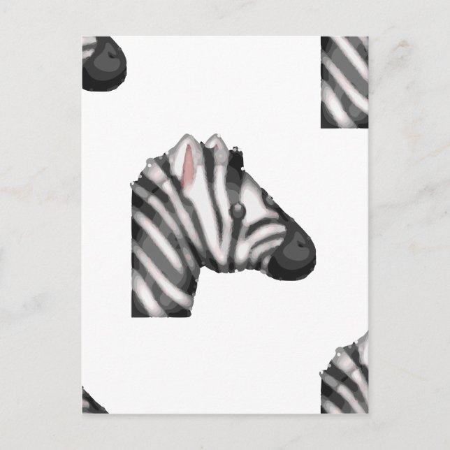 emoji zebra vykort (Framsida)