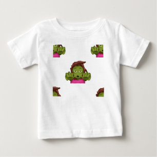 emoji zombie kvinna tee