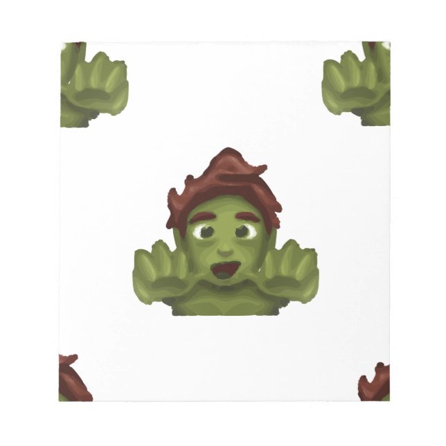 emoji zombie man anteckningsblock (Framsida)