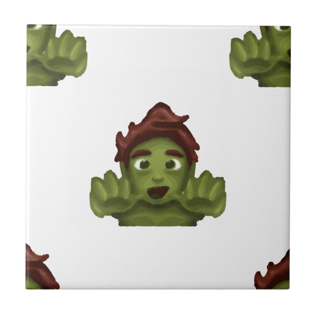 emoji zombie man kakelplatta (Framsidan)