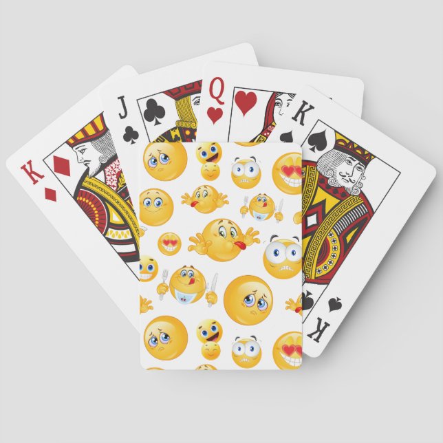 Emojimönster Casinokort (Baksidan)