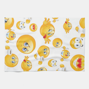 Emojimönster Kökshandduk