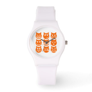 Emojis kats 9 liv armbandsur