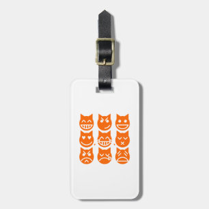 Emojis kats 9 liv bagagebricka