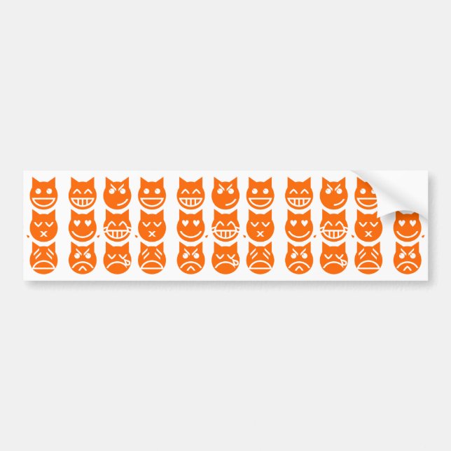 Emojis kats 9 liv bildekal (Framsidan)