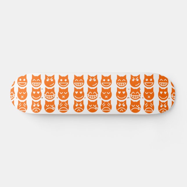 Emojis kats 9 liv old school skateboard bräda 18 cm (Horz)