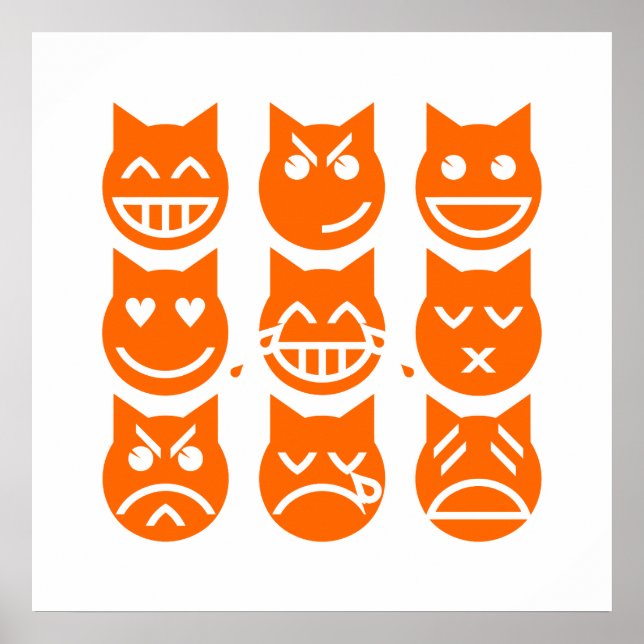 Emojis kats 9 liv poster (Framsidan)