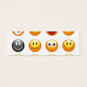 emojis litet visitkort