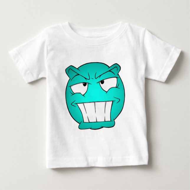 Emote Ansikte Baby Bra Jersey T-Shirt (Framsida)