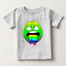 Emote Ansikte Baby Bra Jersey T-Shirt