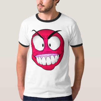 Emote Ansikte Manar apparBasic Ringer T-Shirt