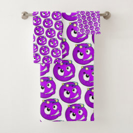 Emote Ansikte Towel Set