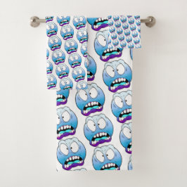 Emote Ansikte Towel Set