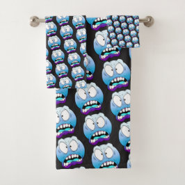 Emote Ansikte Towel Set