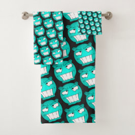 Emote Ansikte Towel Set