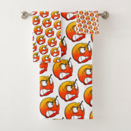 Emote Ansikte Towel Set