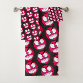 Emote Ansikte Towel Set