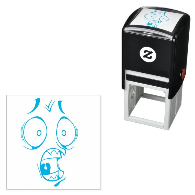Emotican Face Självbläckande stämpel (In Situ)