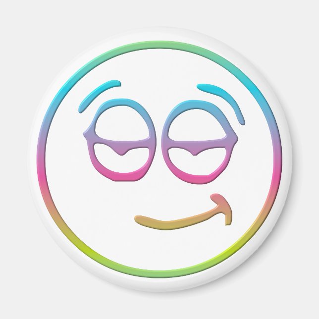 Emoticon " Chillin" Magnet (Framsidan)