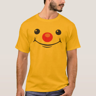 Emoticon den röda näsan t-shirt