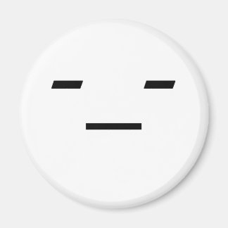 Emoticon: ej ammade magnet