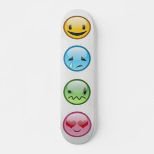 Emoticon Skateboard Bräda 19,5 Cm