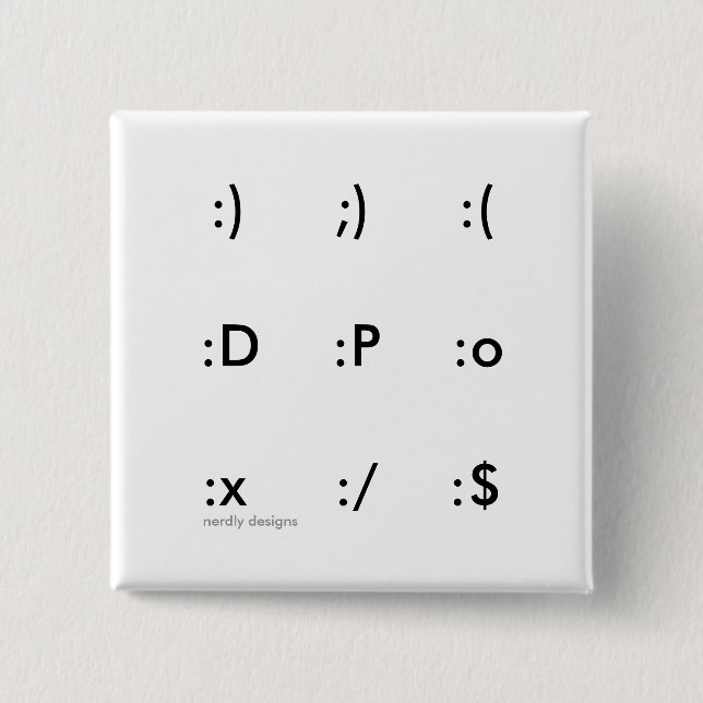 emoticonen knäppas knapp (Framsida)