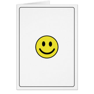 Emoticons - lycklig hälsningskort
