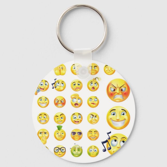 Emoticons Nyckelring (Framsida)