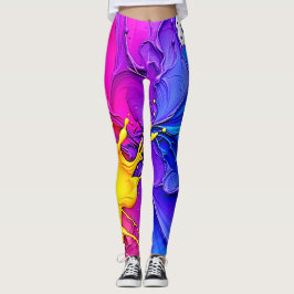 Emotion av Vibrant Färg Leggings