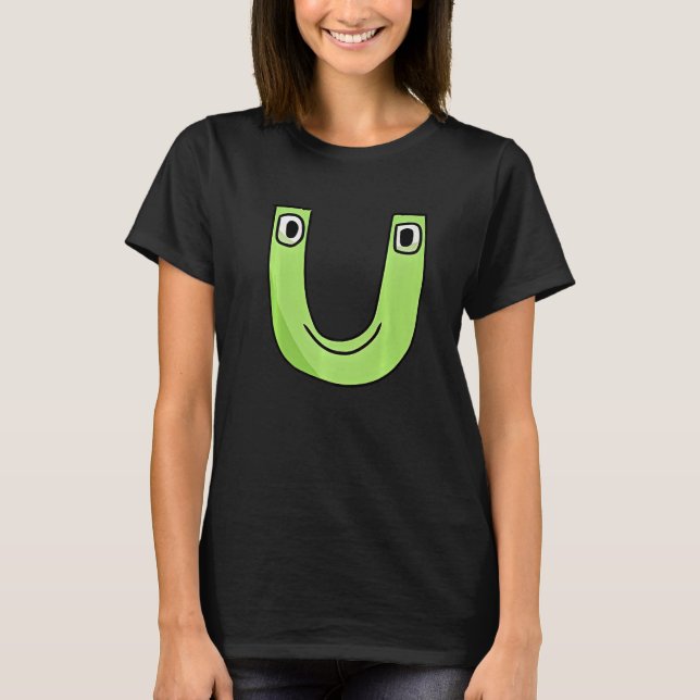 Emotion Brev U Alphabet Lore T Shirt (Framsida)