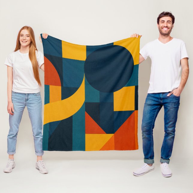 Emotion Fleece Blankets geometri (På plats)