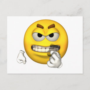 Emotion Guy - Baring Teeth-vykort Vykort