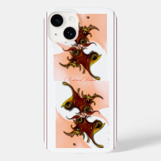 "Emotion vs Emotion", Apple iPhone 14 Fodral (Baksida)