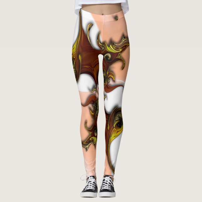 "Emotion vs Emotion", kvinnans baljor Leggings (Framsida)