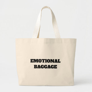 "Emotional Baggage" Tote Bag Jumbo Tygkasse